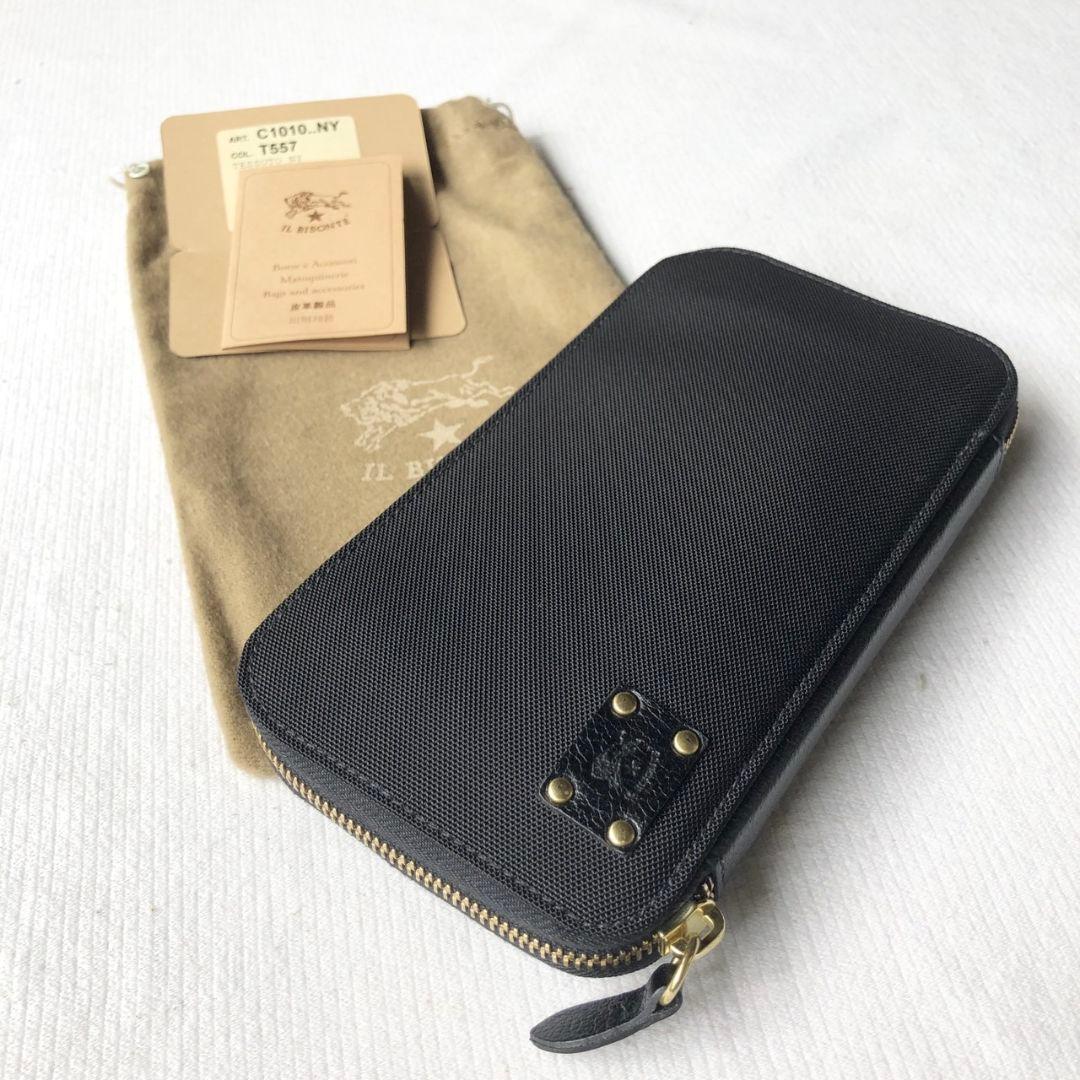 新品未使用]イルビゾンテ 長財布 ナイロン ナチュラルブラック - メルカリ