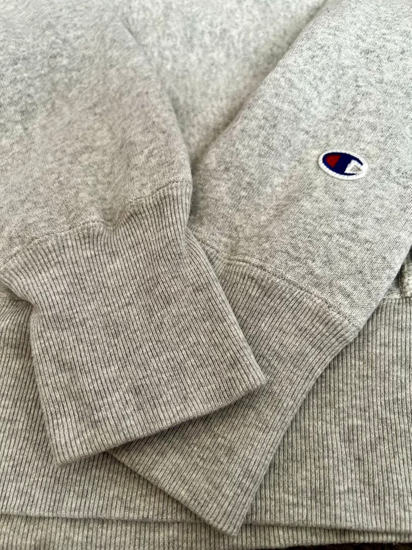 美品】チャンピオン リバースウィーブ USAFA ハーフジップ 単色タグ