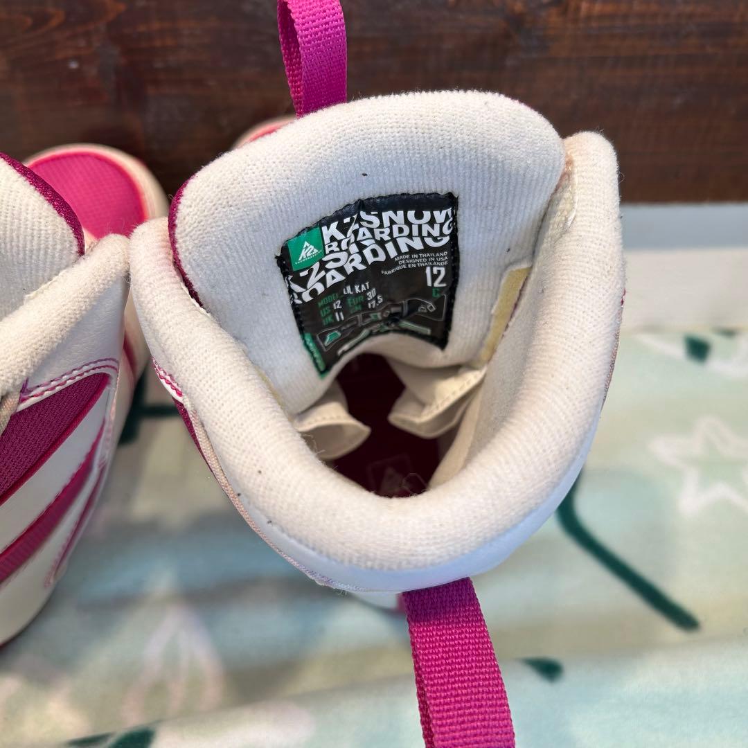 ◇美品◇ K2 LIL KAT BOA 17.5cm ビンディングセット