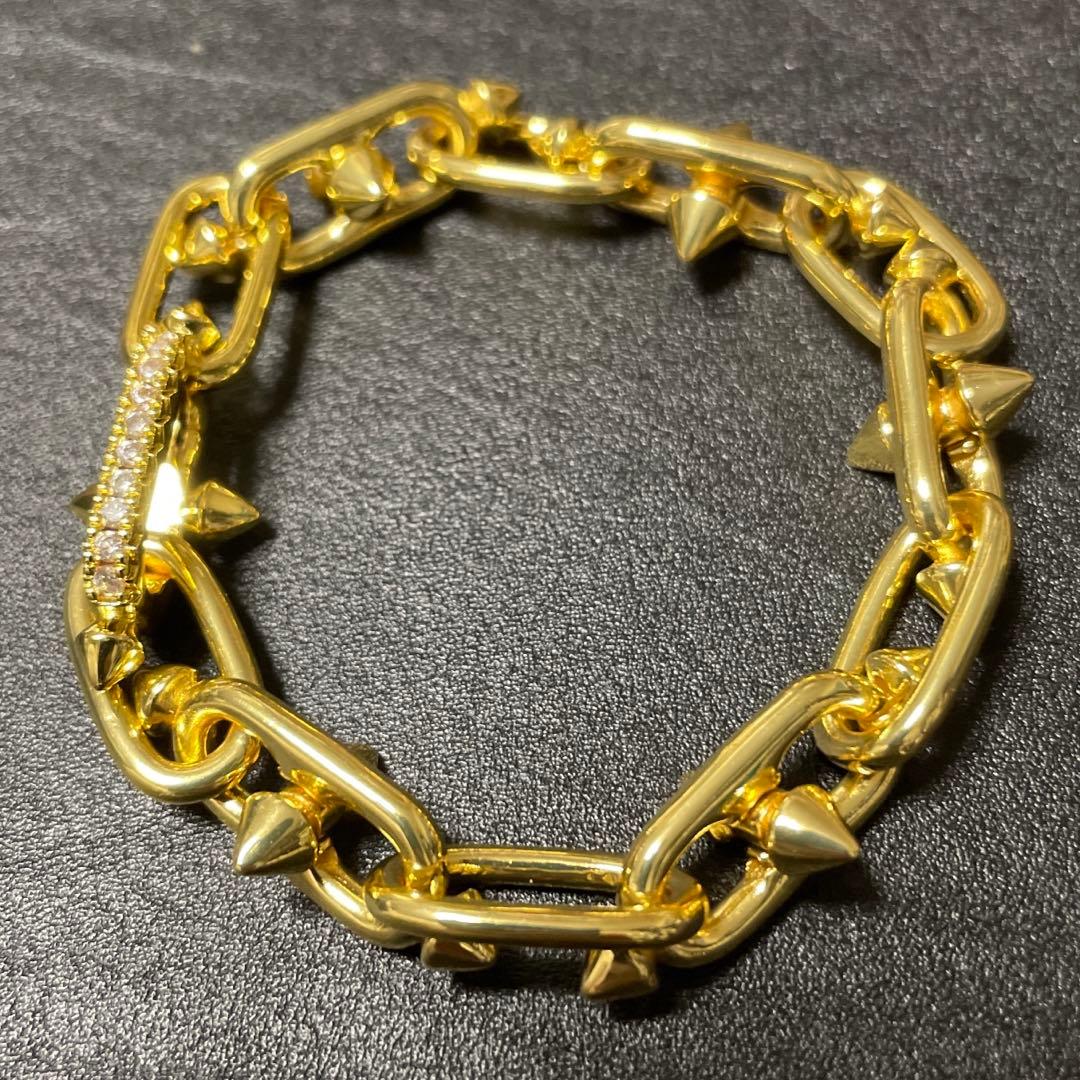 ☆スパイクブレスレット ゴールド 金/登坂広臣/OMI/着用/タイプ