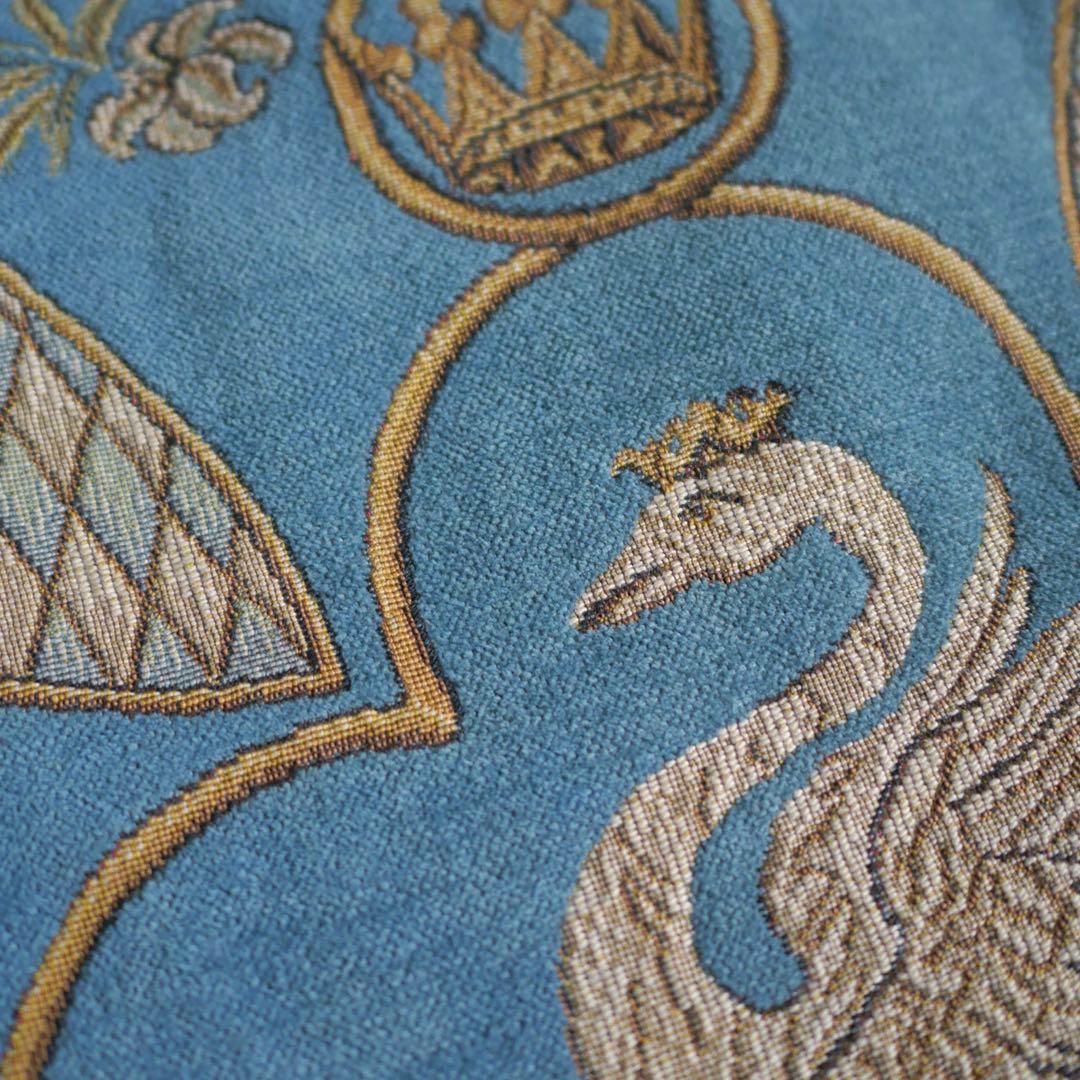 ドイツ ノイシュヴァンシュタイン城 限定クッションカバー スワン柄