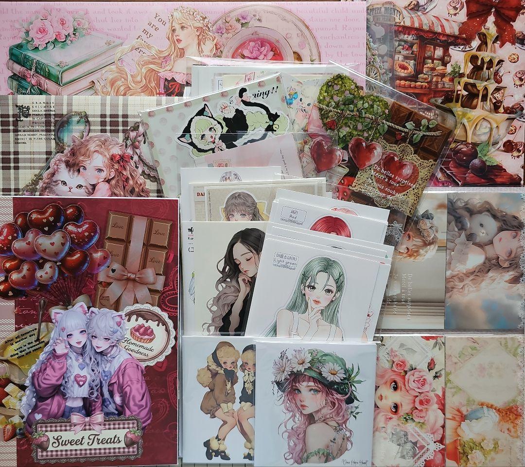 ☆ おすそ分けファイル ステッカー コラージュセット 紙物セット(No