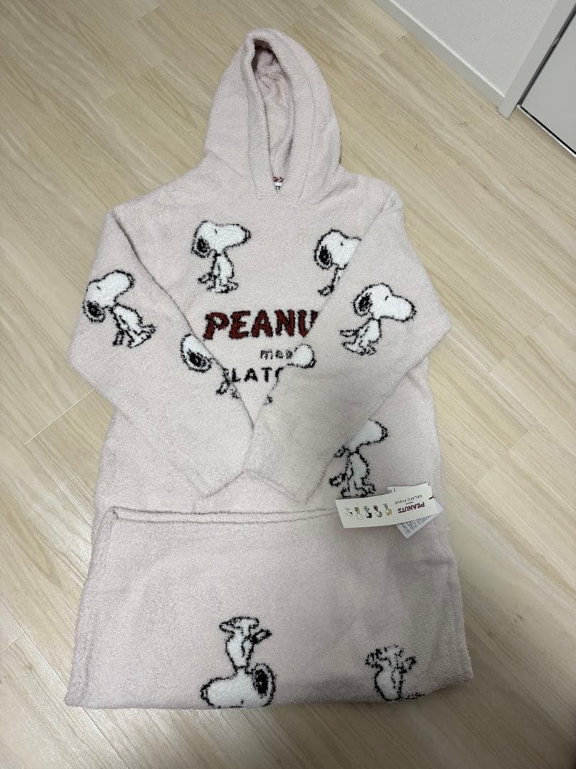【ジェラートピケ】PEANUTS スヌーピー フード付きルームウェア ジェラートピケ【スヌーピー2023夏】発売中♡可愛いすぎる《耳付き