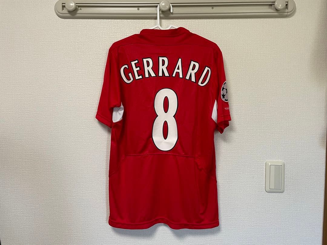 04-05 CL ファイナル仕様 ユニフォーム リバプール #8 ジェラード