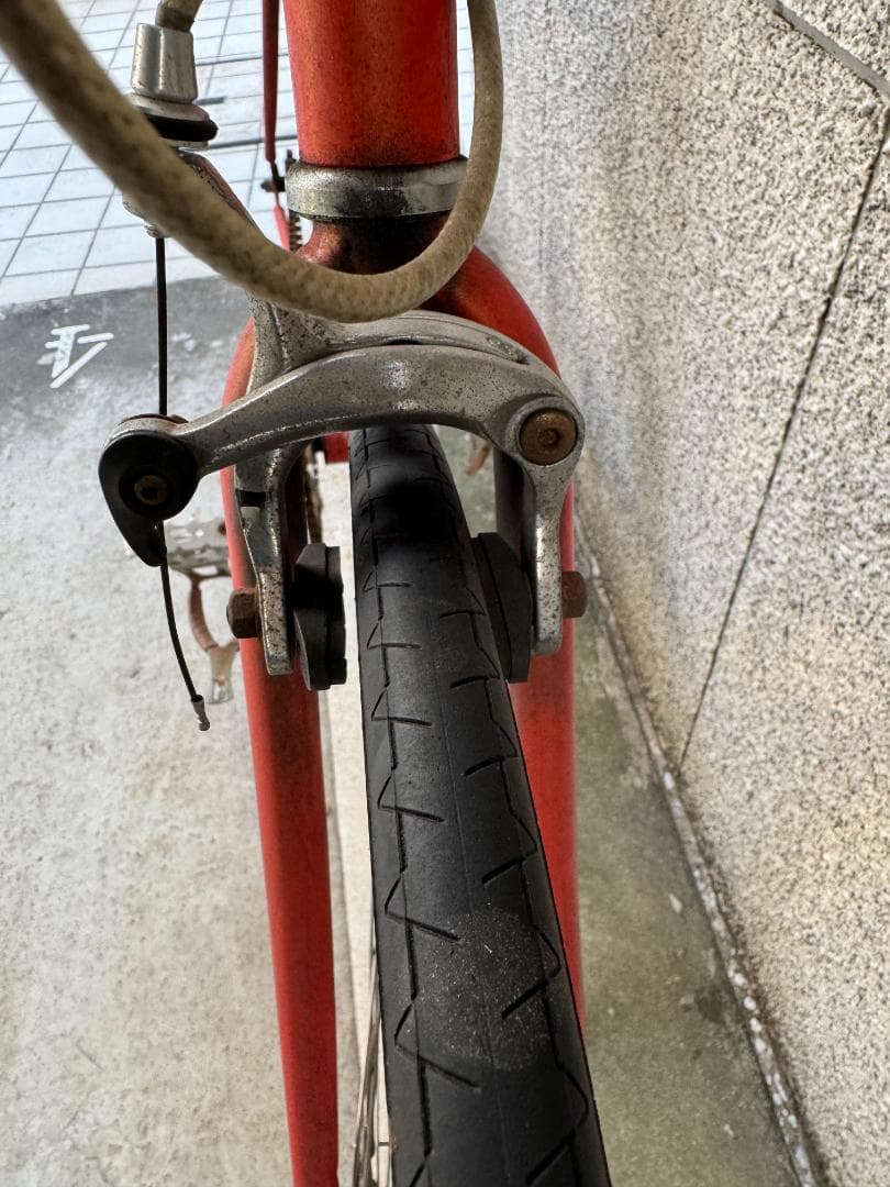 k*m様 オレンジxレザー ピストバイク(Diners) - メルカリ