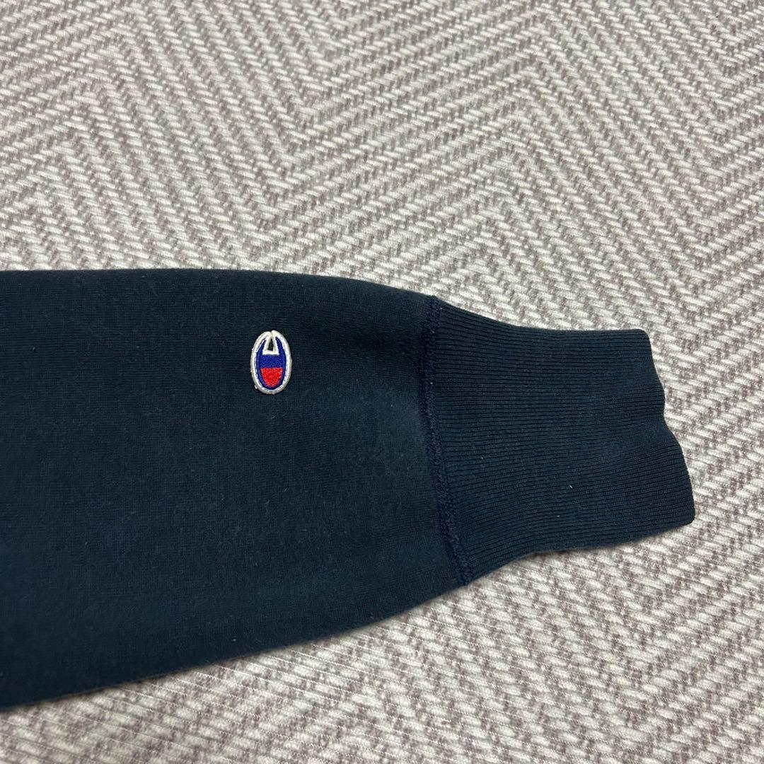 希少】90sChampion ネイビー スウェット 日本製 両V