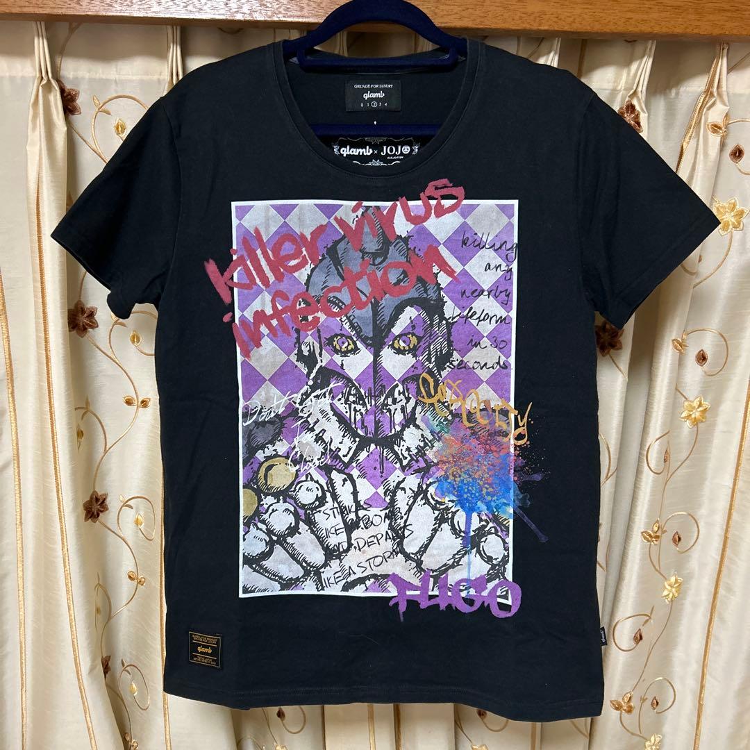glamb × ジョジョ 黄金の風 フーゴ 『パープル・ヘイズ』Tシャツ