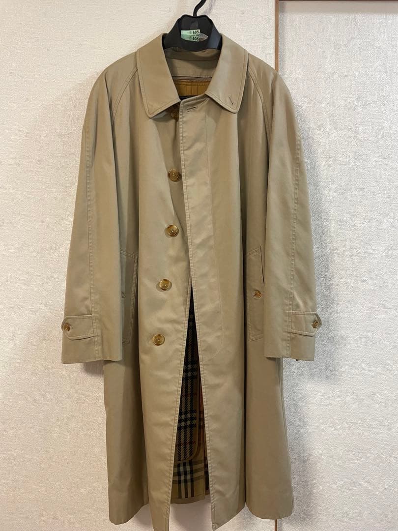 Burberrys バーバリー ステンカラーコート ライナー付　サイズＭ バーバリー Burberrys ステンカラー コート ライナー付 7AB2 M相当