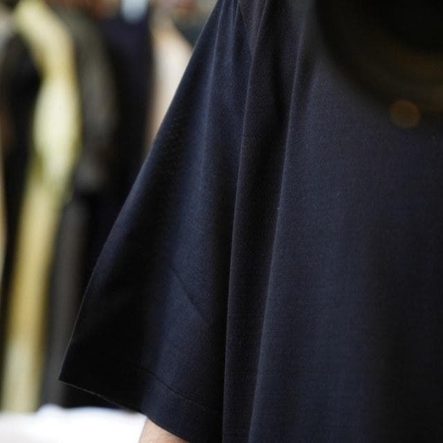 25SS MAATEE&SONS SILK S/SLEEVE LOOSE TEE