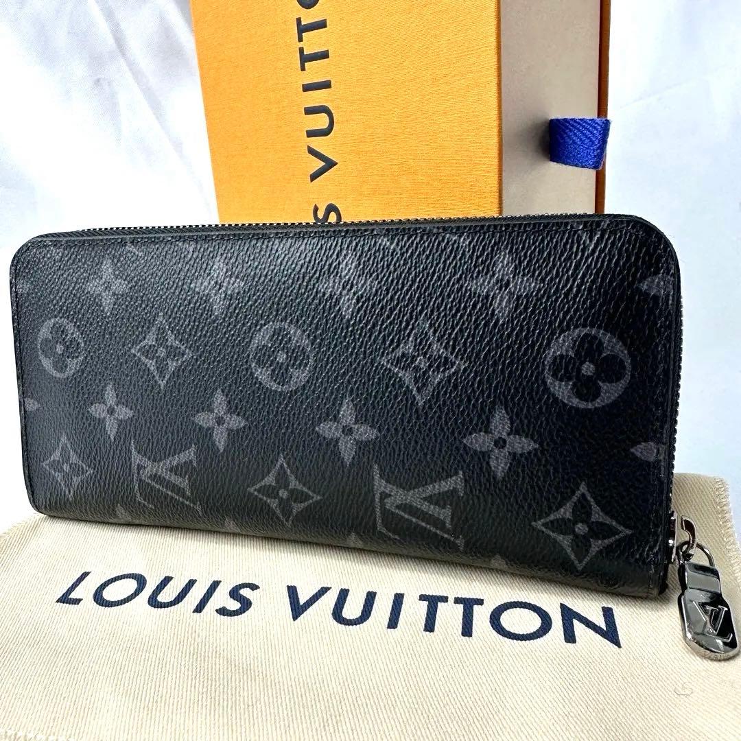 極美品】 ルイヴィトン 長財布 ヴェルティカル モノグラム エクリプス