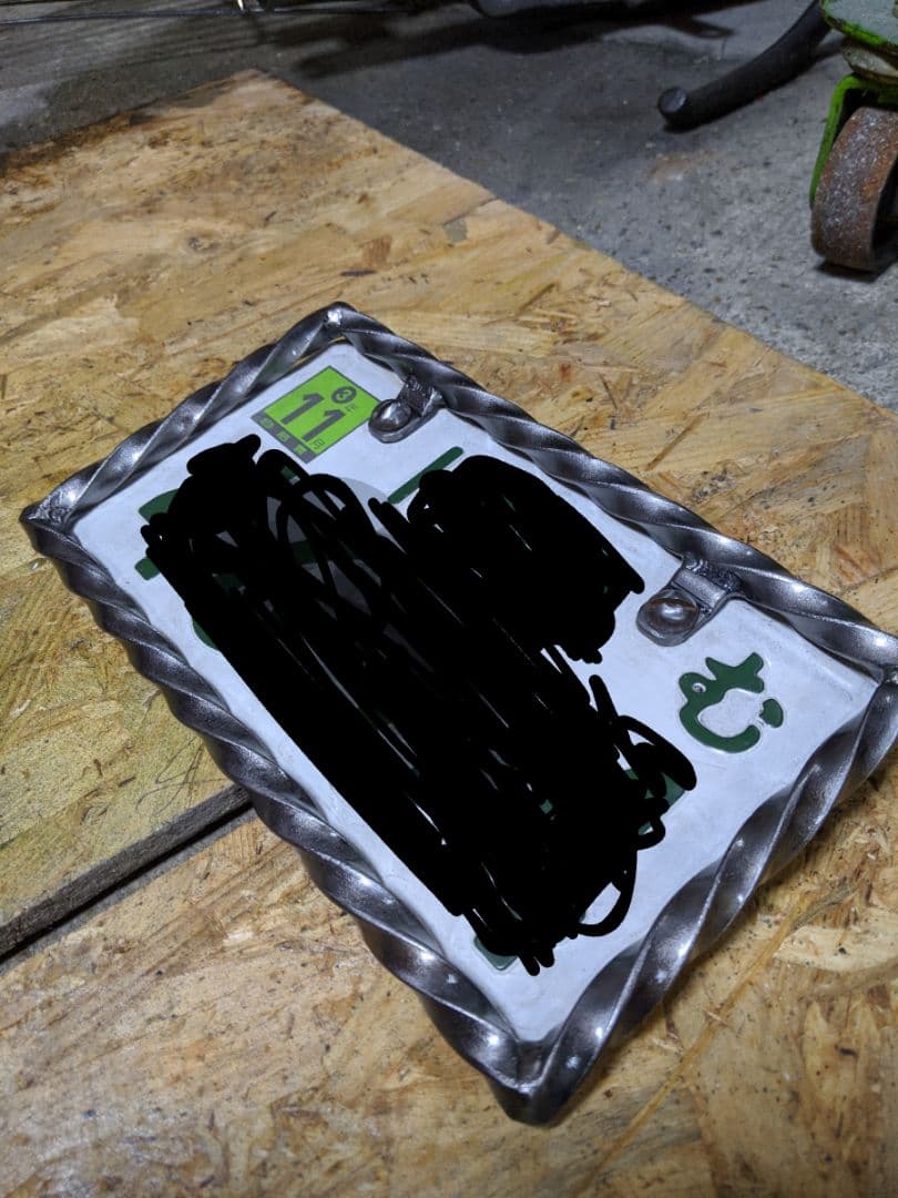 ツイスト ナンバーフレーム 70s ハーレー chopper サバイバー FTW