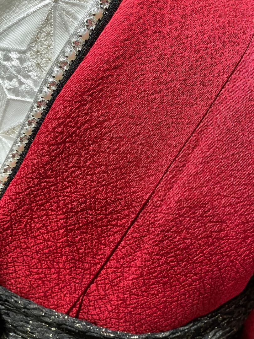 売約済み【Retoro -Modern】★★正絹　無地　振袖5点セット★★