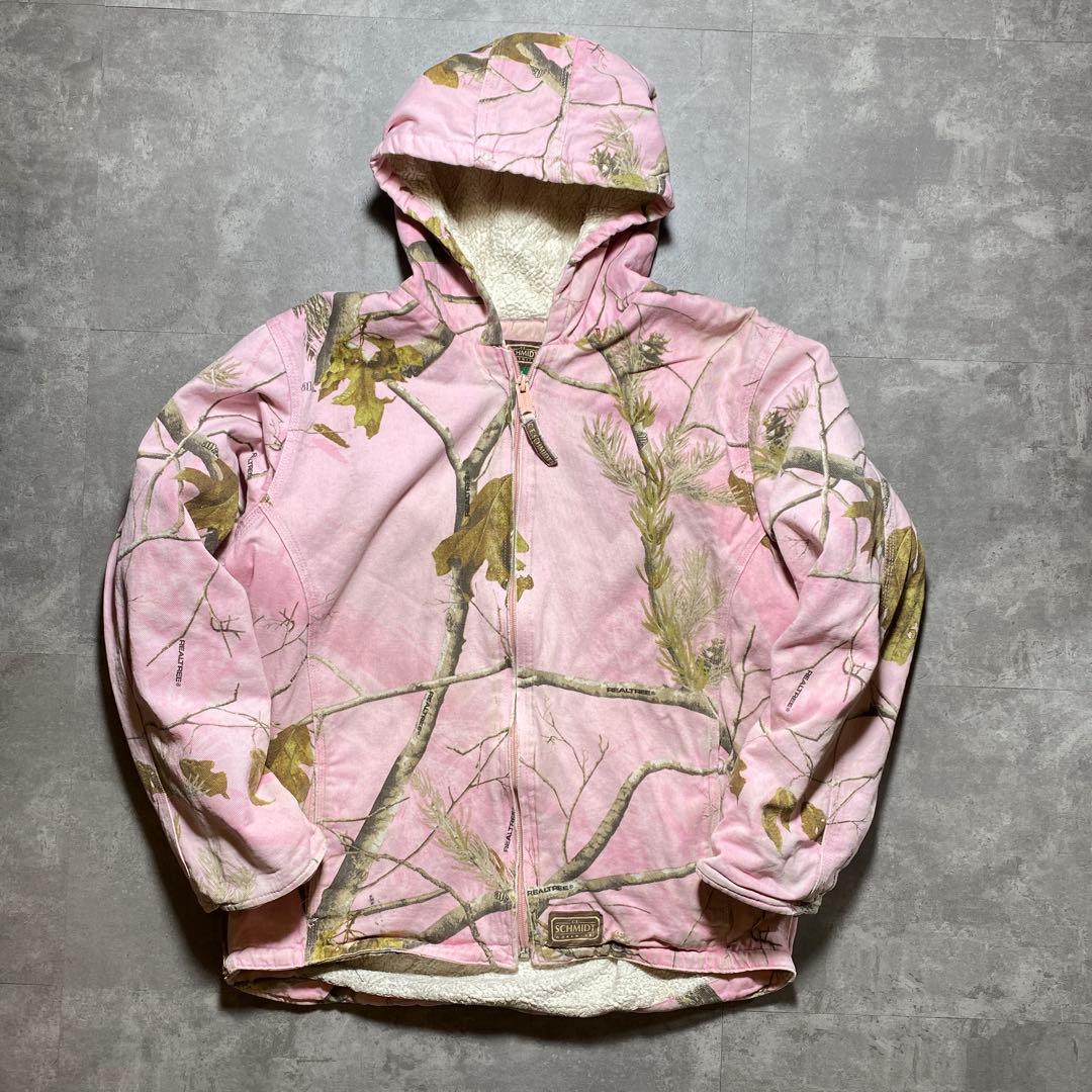 希少カラー ピンクリアルツリーアクティブジャケット XLサイズダック