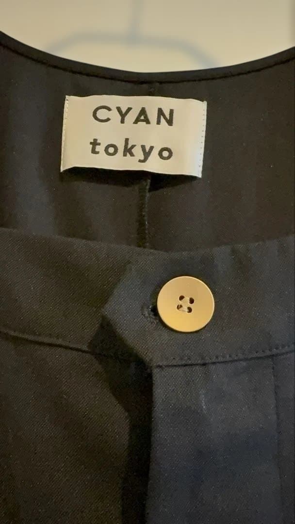 CYAN tokyo 黒 サロペット 2025ss 低身長向け - メルカリ