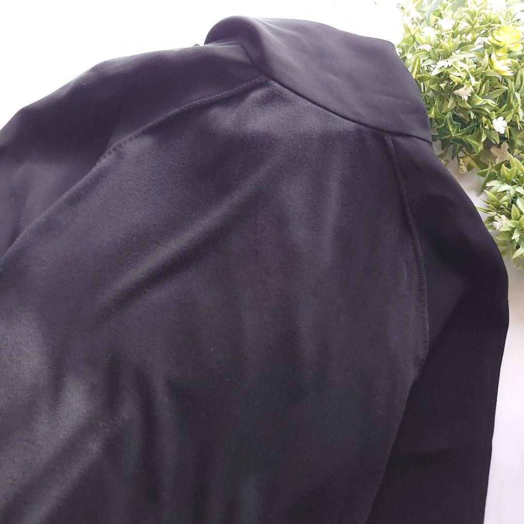 2021 アディアム Musubi Knit Top ボウタイブラウス 黒 S