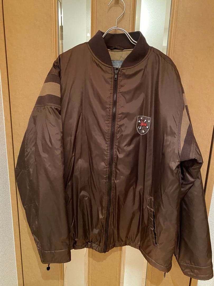 90s】OLD STÜSSY クロスボーン ナイロンJKT - メルカリ