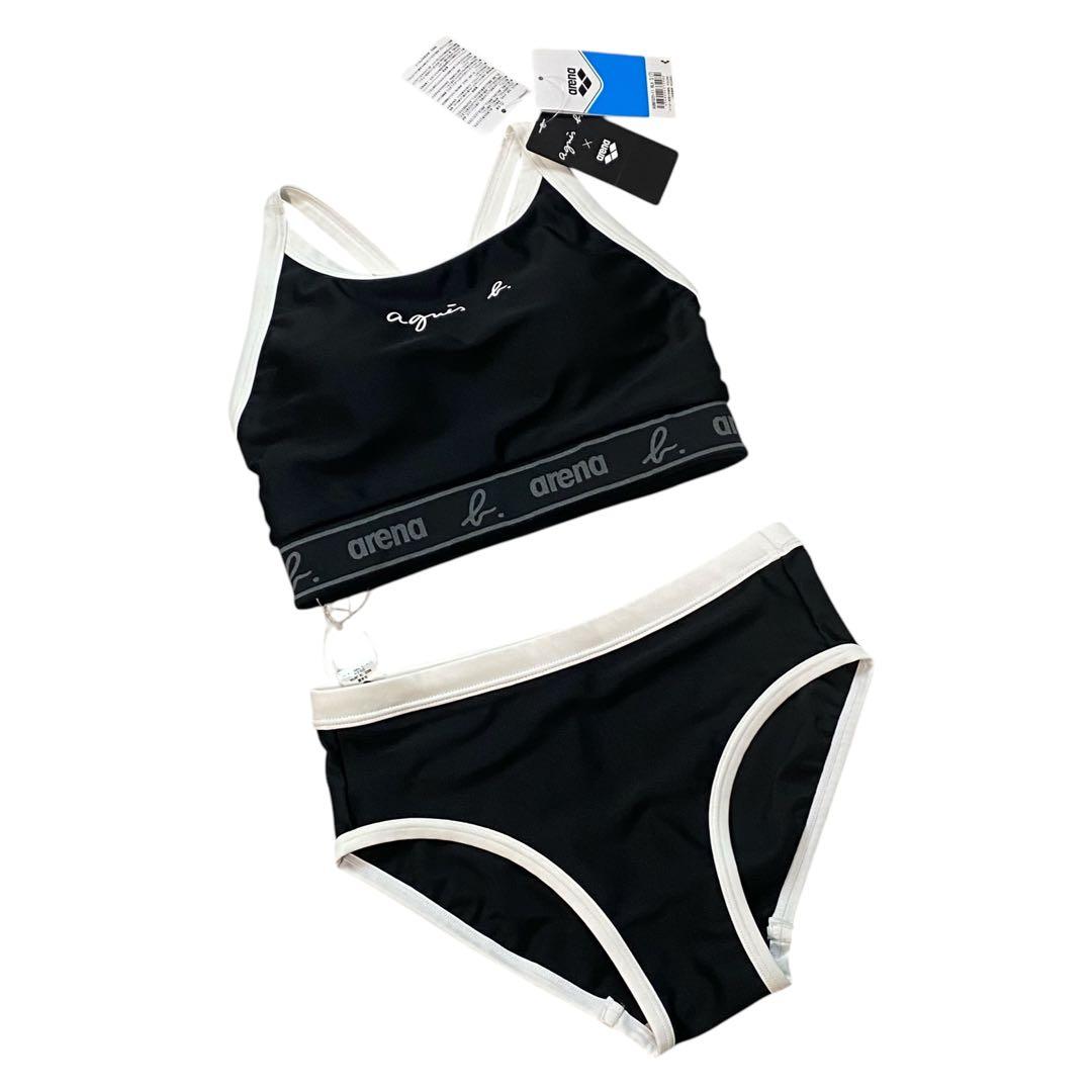 2186【新品 定価16500円】アニエスべー×アリーナコラボ☆水着☆S☆7号