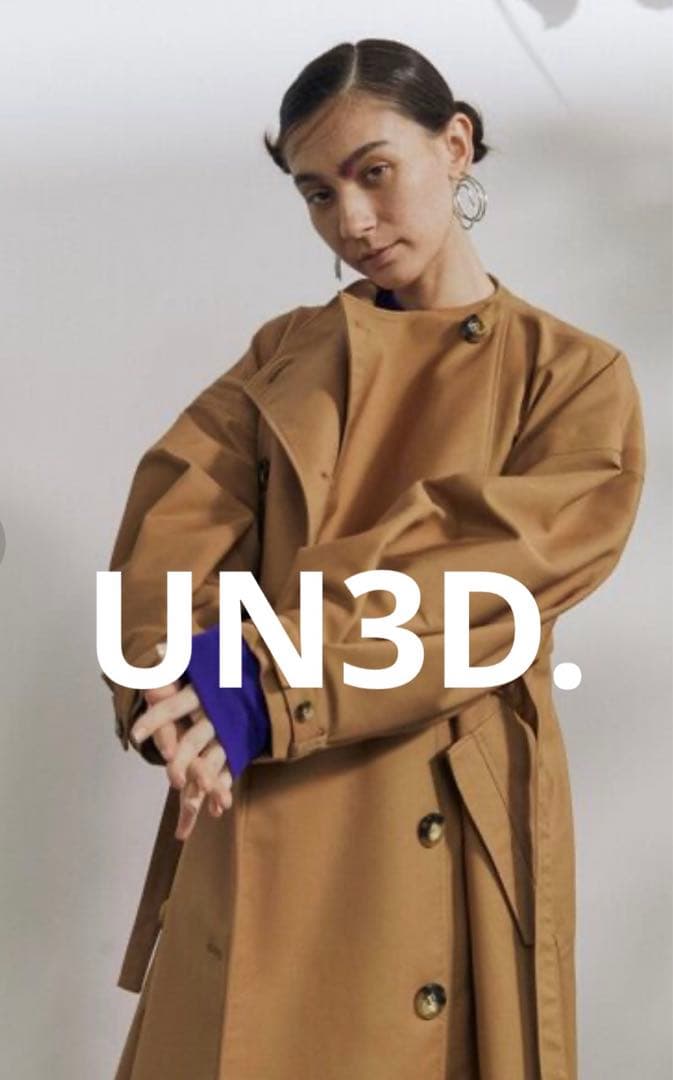 大幅お値下げ【美品】UN3D. アンスリード コクーントレンチコート