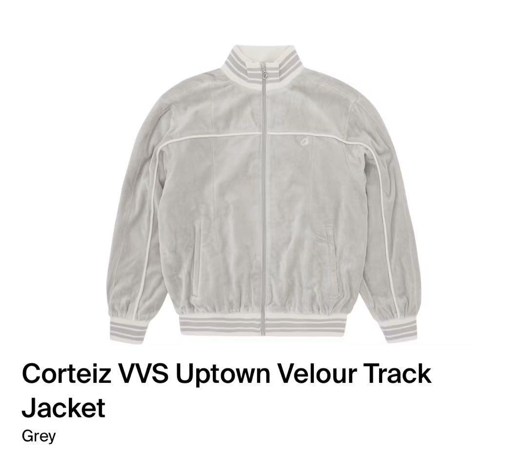 Corteiz （Velour Track Jacket正規品 Corteiz VVS Uptown Velour Track Jacket Navy Men's - FW24 - US