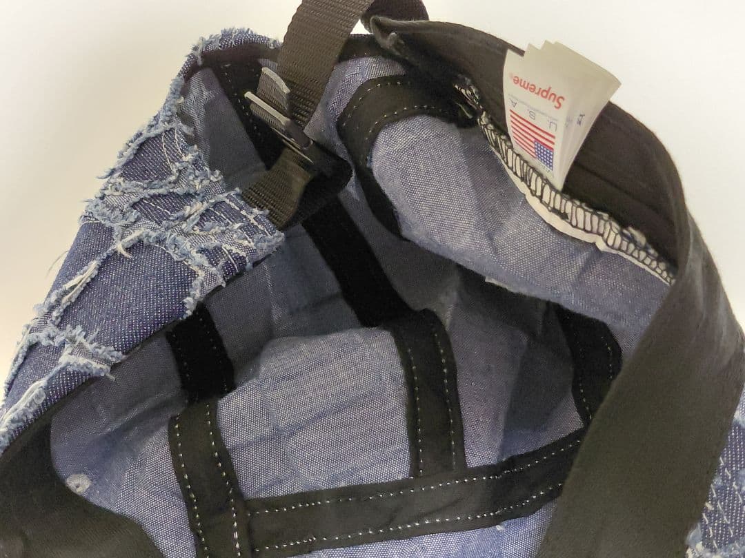 極美品　Supreme　Croc　Denim　Camp　Cap　\"Indigo\"