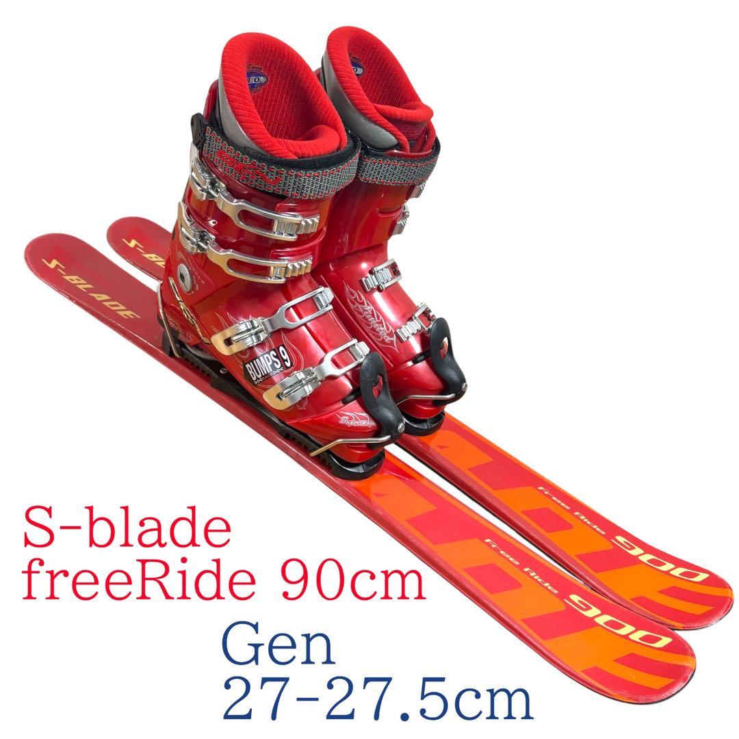 メンズ ショートスキー ファンスキーセット Gen 27-27.5cm 赤 - メルカリ