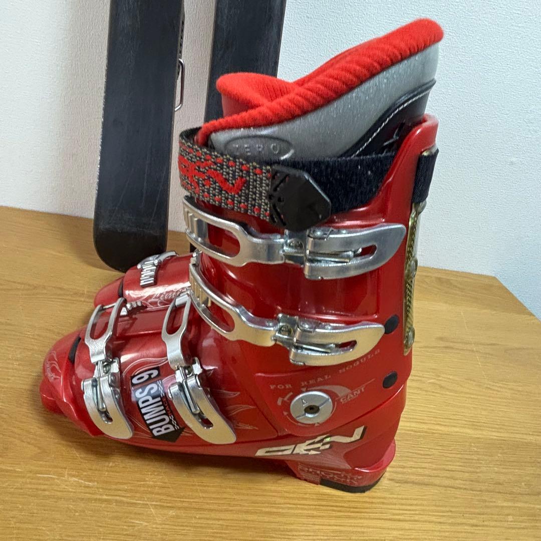 メンズ ショートスキー ファンスキーセット 27～27.5cm ブーツ付