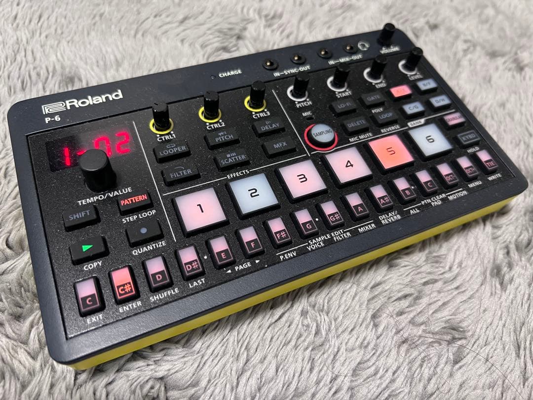 DJ機材 Roland AIRA Compact P-6 CREATIVE SAMPLER Roland Aira Compact P-6 Creative Sampler POWER KIT – Kraft Music