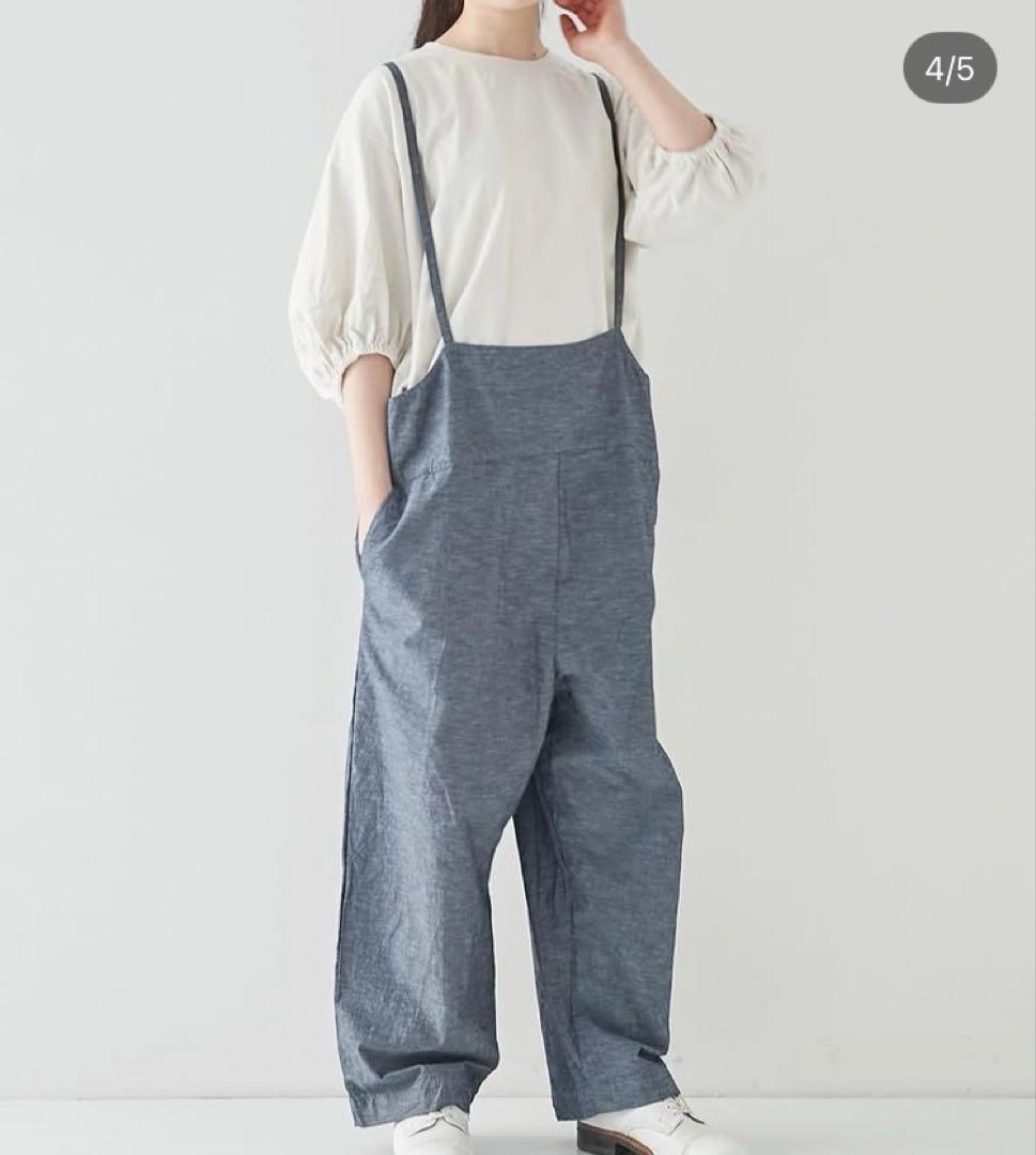 極美品✨nest robe |UpcycleLino ダンガリーサロペット 軽やかなサロペット | | nest Robe Shop Blog | nest Robe（ネスト