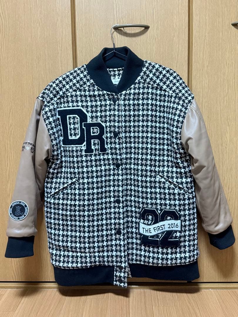 《美品》Darich ダーリッチ Dベアチェックビッグスタジャン