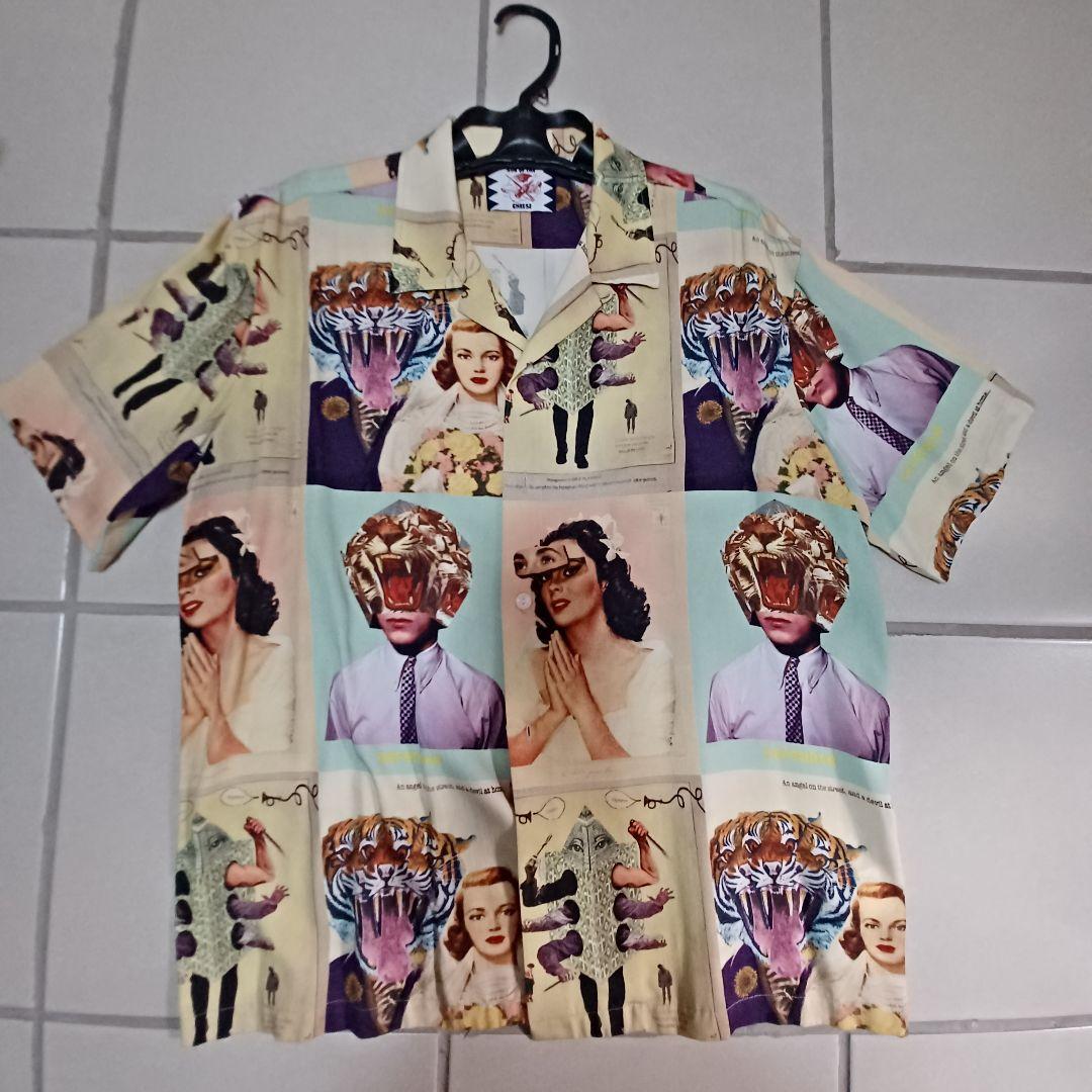 サノバチーズ SON OF THE CHEESE アロハシャツShip & icebergs Shirt