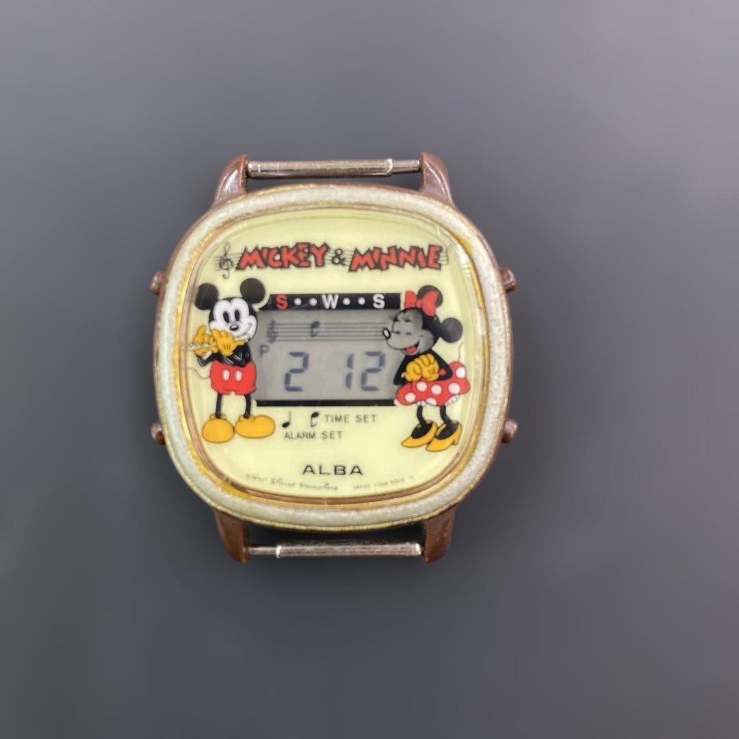 ALBA ミッキー & ミニー デジタル腕時計 - メルカリ
