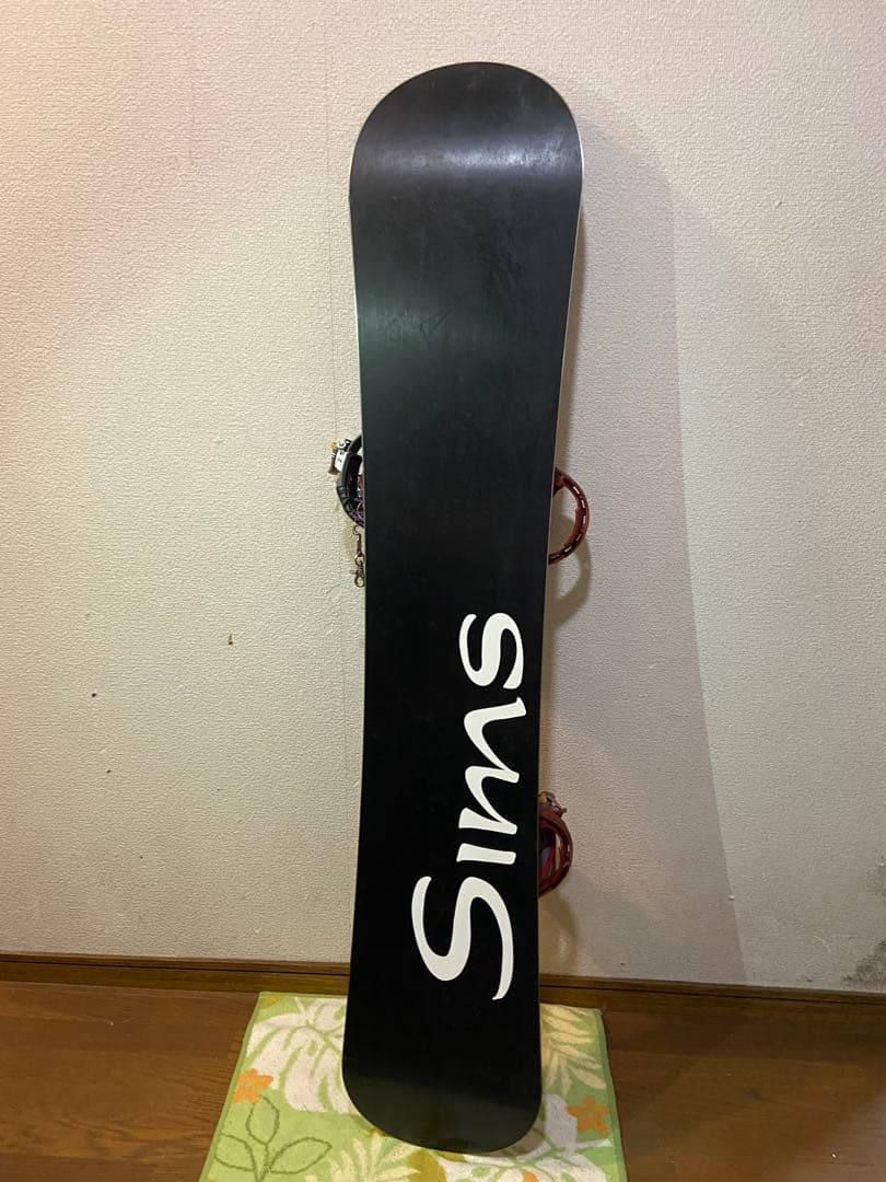 SIMS シムス スノーボード板 144 SALOMON バインディング - メルカリ