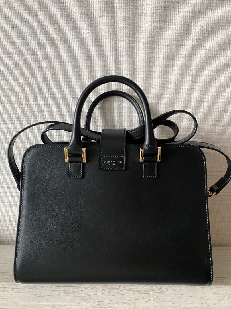 2回使用美品 YSL サンローラン ベイビーカバス 黒【正規アウトレット店