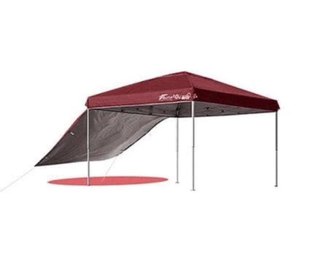 FIELDOOR フィールドア タープテント 3mx3m ボルドー お 得