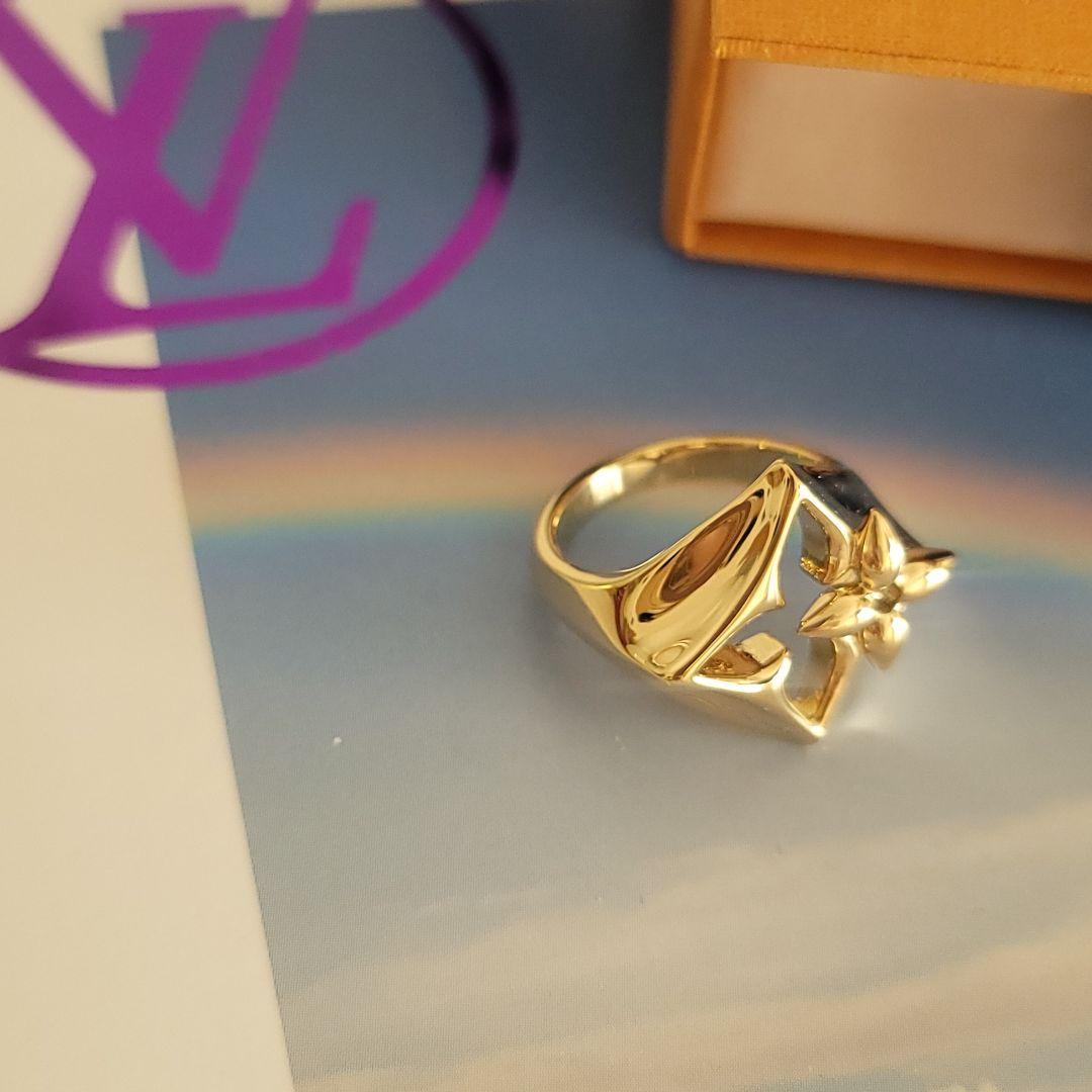 Louis Vuitton リング・LV フラワーグラム ☆ ゴールド 指輪 - メルカリ