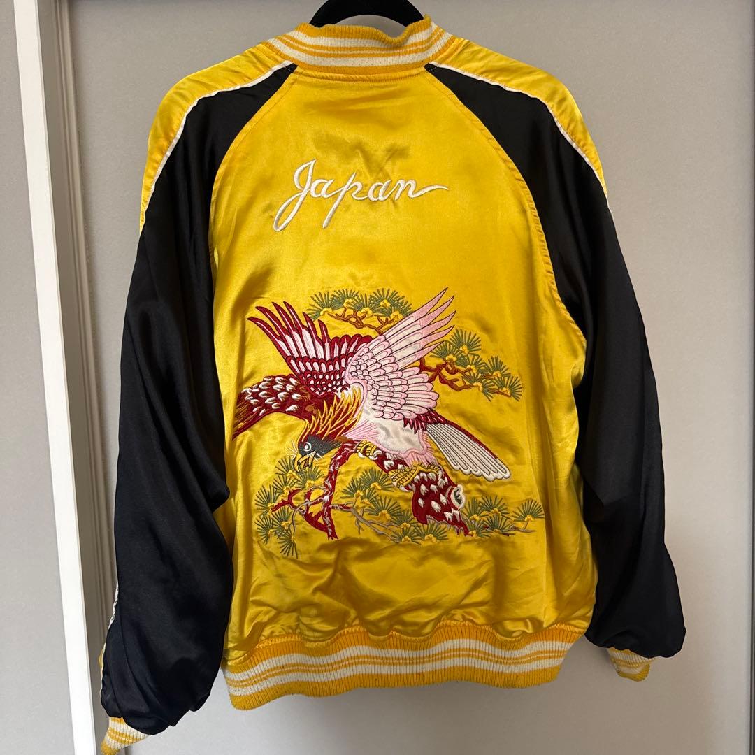 希少 ジャングルストーム スカジャン リバーシブル ベロア ドラゴン