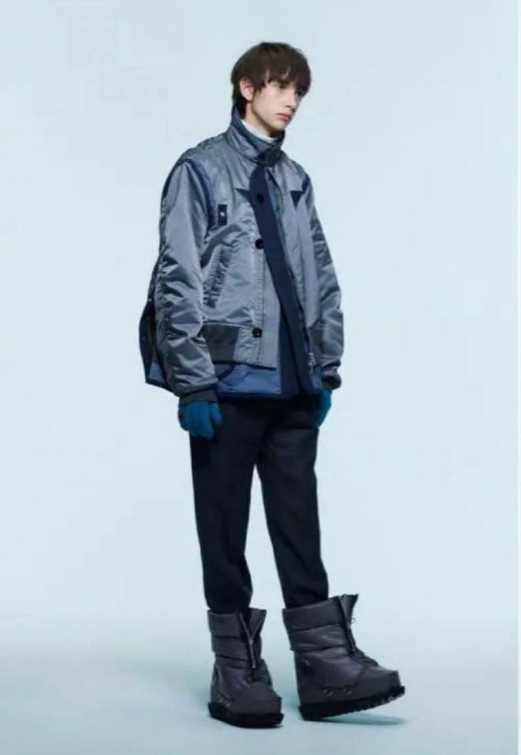 Sacai サカイ 22AW Nylon Twill Mix Blouson - メルカリ