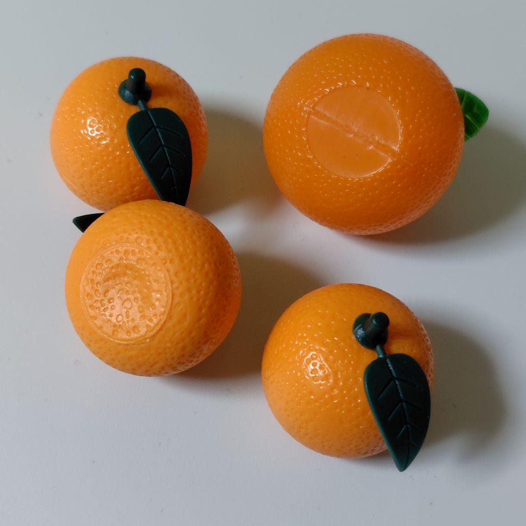 プラスチック製 葉付きみかん18個&水引飾り3個☆置物 お正月