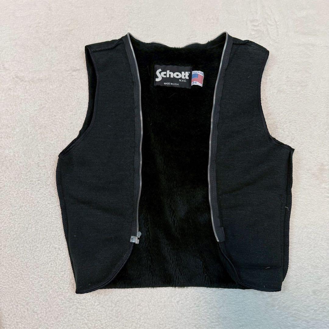 SCHOTT 641 ライダースジャケット 2way ライナー ブラック USA - メルカリ