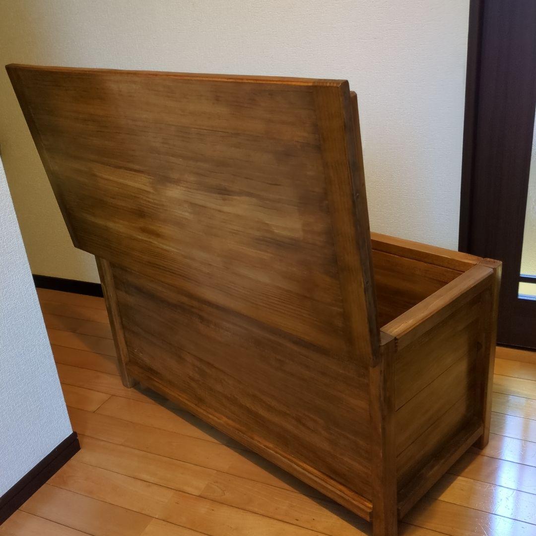 コブ様ご依頼分 ハンドメイド収納ベンチ