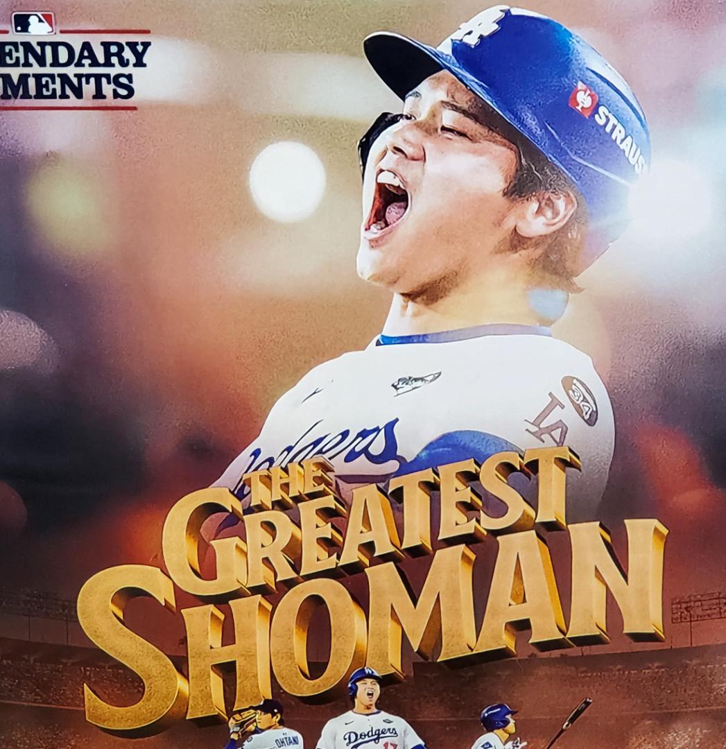 LAドジャース大谷翔平 2025年MLB WS連覇！A3ポスターフレーム付き①