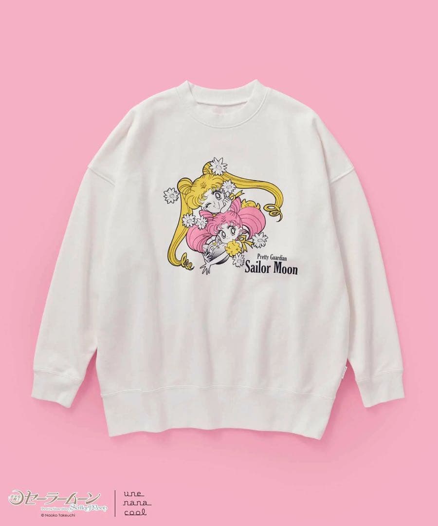 セーラームーン ウンナナクール une nana ルームウェア トップス 白
