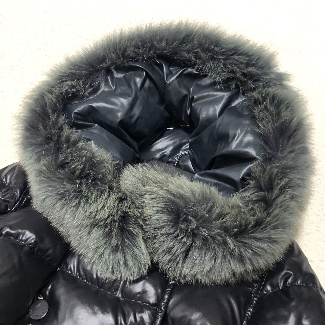 極美品 デュベティカ エフィラ ダウンコート フォックスファー 黒 40