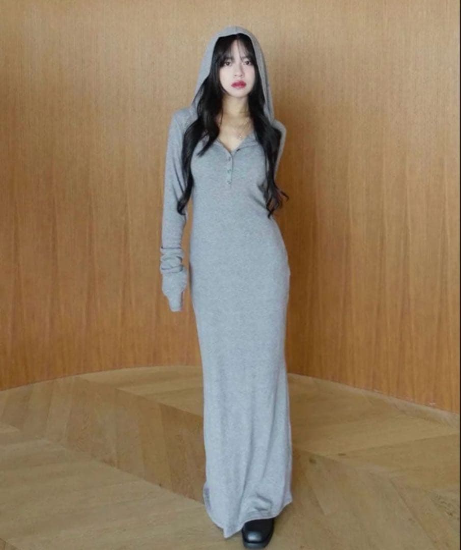 新品未使用♡SeaRoomLynn Hoodie Slim カットドレス S SeaRoomlynn ♡Hoodie Slimカットドレス グレー Sサイズ - メルカリ