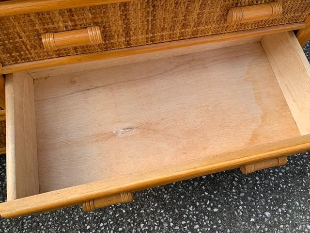 昭和レトロポップ｜ラタンヴィンテージ｜サイドボードチェスト｜10