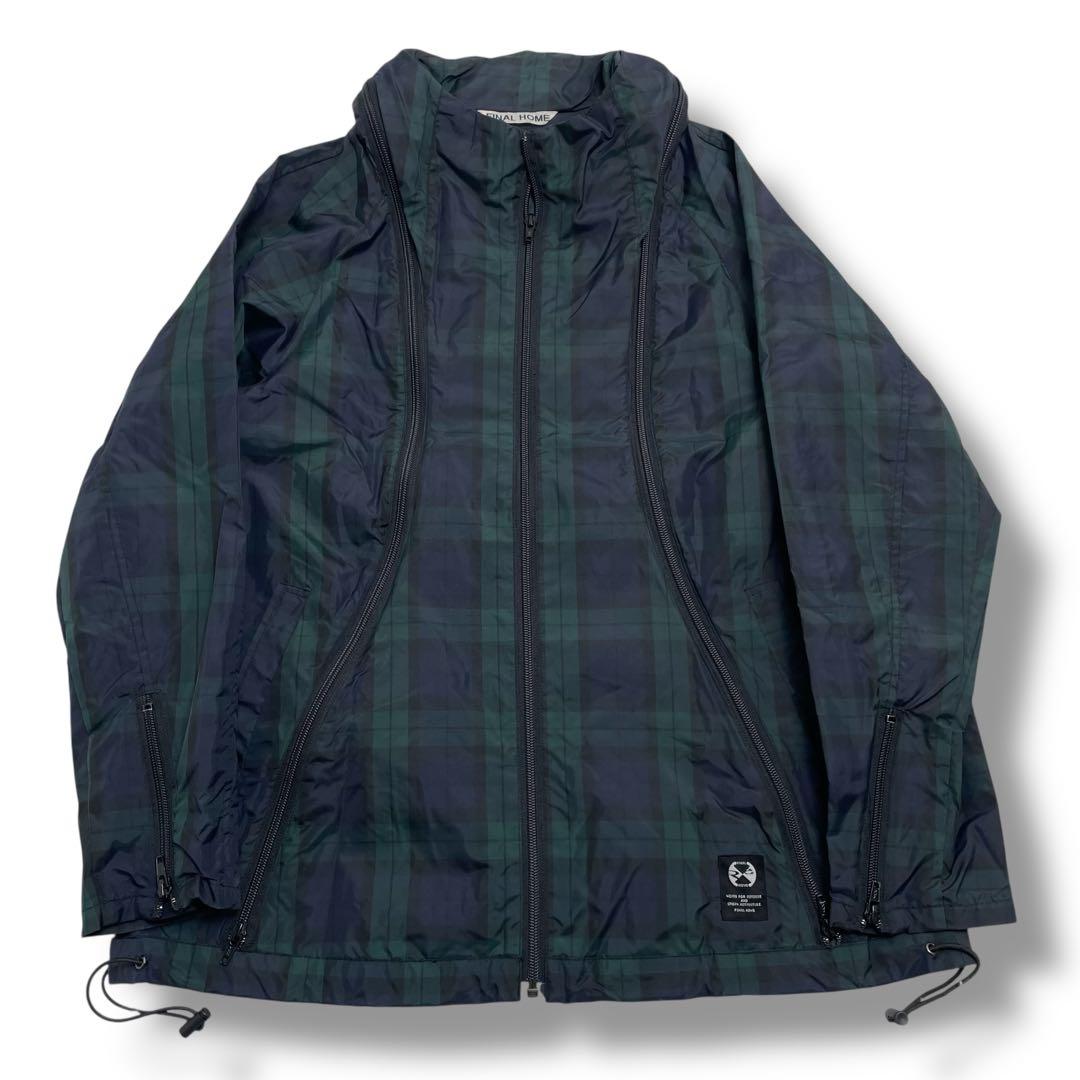 名作】FINAL HOME 多重ジップ ブルゾン ジャケット イッセイミヤケ