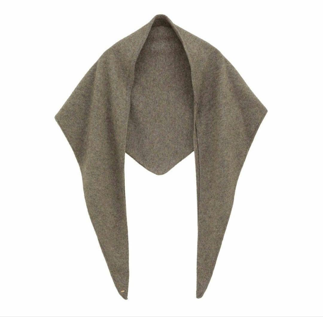 CLANE YAK KNIT TRIANGULAR STOLE クラネ ストール