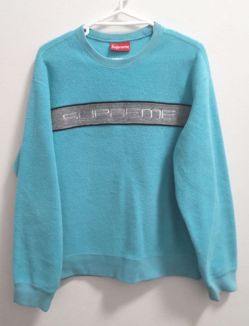 supreme ボア スウェット シュプリーム フリース　スウェット Small SUPREME(シュプリーム) 18AW Polartec Small Box Crewneck Sweatshirt