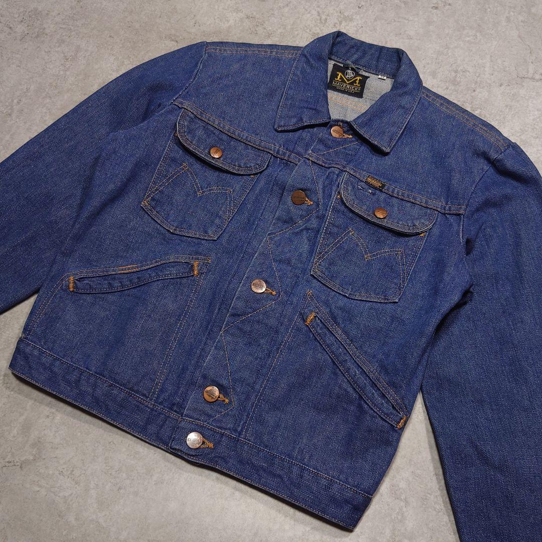 に*）様 70s MAVERICK 3j03mj USA製 左綾 濃紺 36 ヴ - メルカリ
