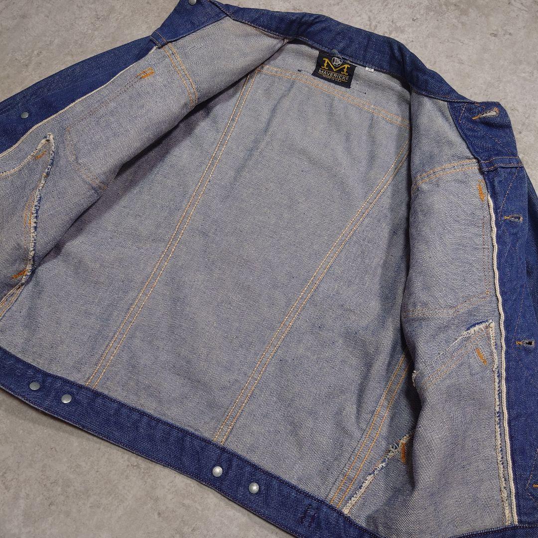 に*）様 70s MAVERICK 3j03mj USA製 左綾 濃紺 36 ヴ - メルカリ